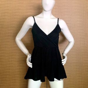 PrettyLittleThing Black Romper Size 4